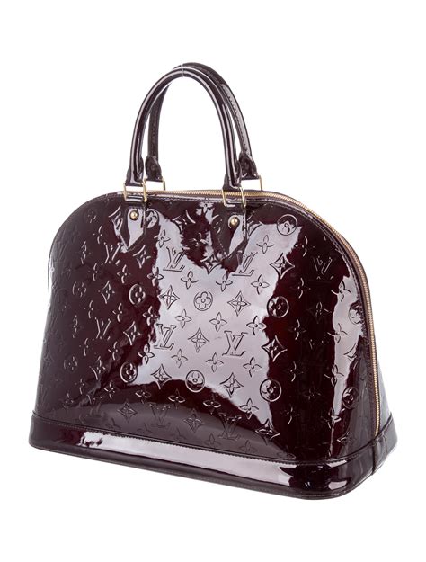 louis vuitton alma vernis gm|louis vuitton alma inside.